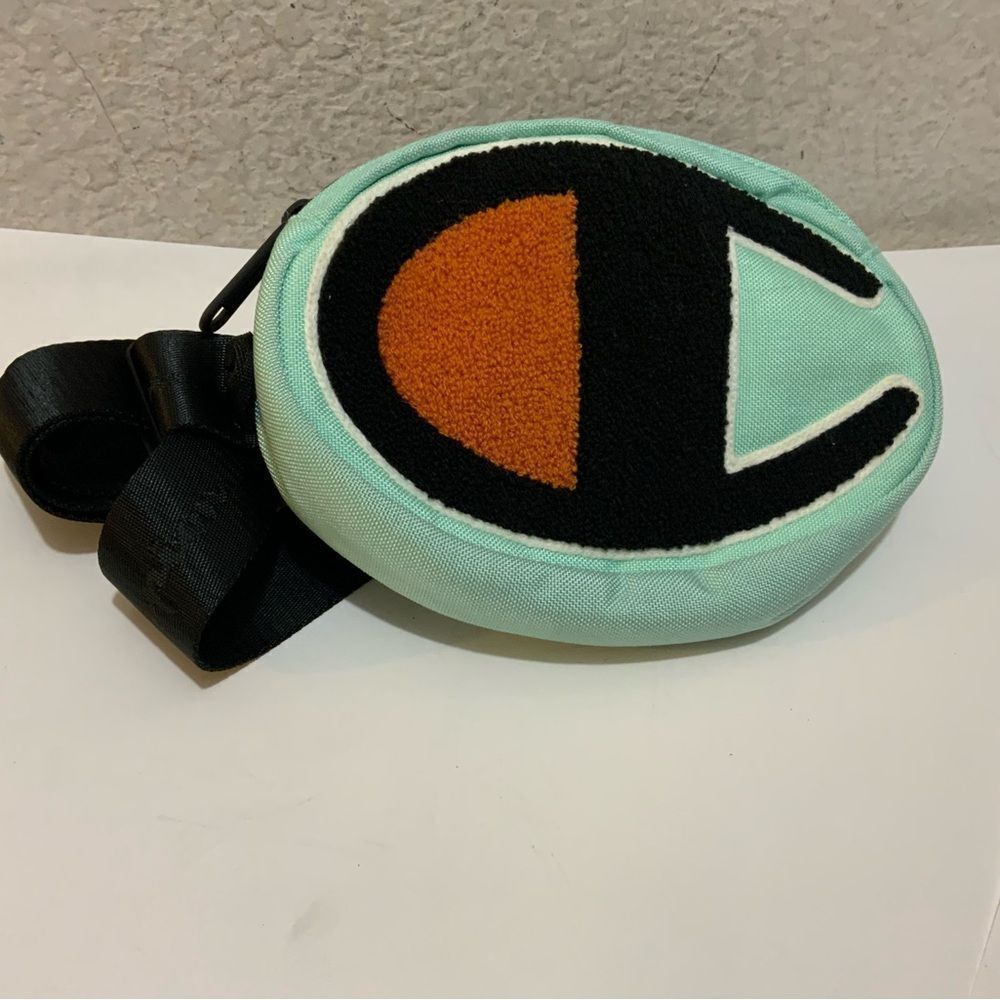 NWOT Champion Core Prime Big C Logo Waist Pack Sherpa Aqua Fanny  Chest Bag